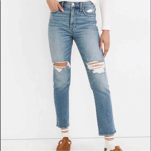 Madewell The Perfect Vintage Distressed Jeans size 27P - Picture 1 of 13